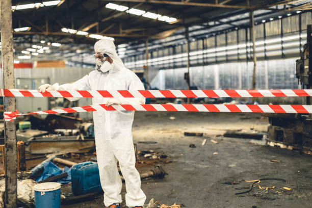 Professional Odor Removal technician working in Carrollton, VA